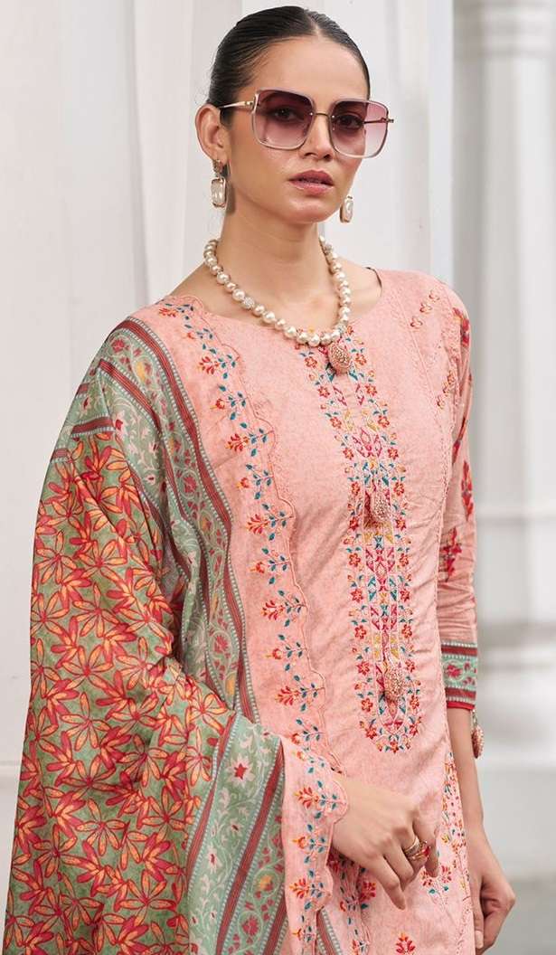 BIN SAEED LAWN COLLECTION VOL 15 OPEN PIC BY JIHAN
